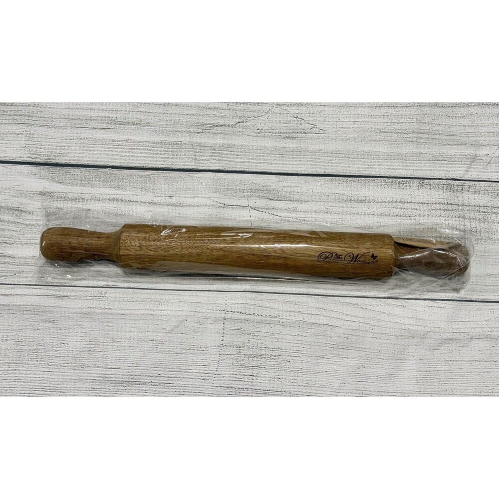 Pioneer Woman Wood Rolling Pin 16” Baking Wooden